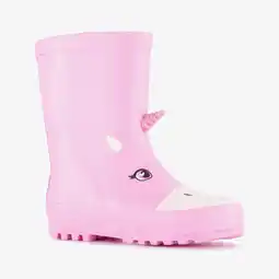 Scapino Mountain Peak roze kinder regenlaarzen unicorn aanbieding
