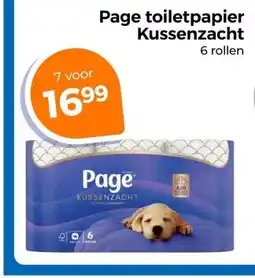 Trekpleister Page toiletpapier Kussenzacht aanbieding
