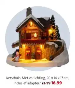 Intratuin Kersthuis. Met verlichting, aanbieding