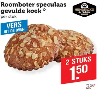 Dagwinkel Roomboter speculaas gevulde koek aanbieding