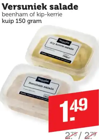 Dagwinkel Versuniek salade aanbieding