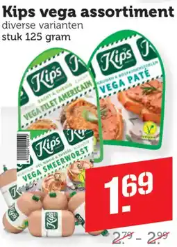Dagwinkel Kips vega assortiment aanbieding