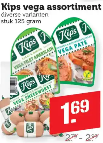 Dagwinkel Kips vega assortiment aanbieding