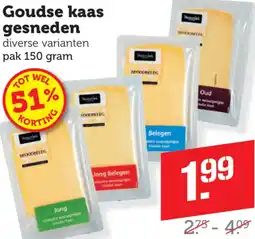 Dagwinkel Goudse kaas gesneden aanbieding