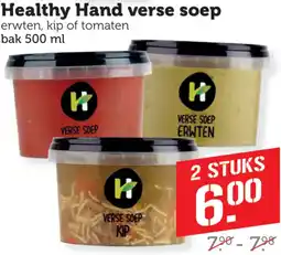 Dagwinkel Healthy Hand verse soep aanbieding