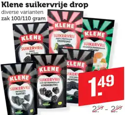 Dagwinkel Klene suikervrije drop aanbieding