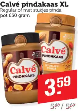 Dagwinkel Calvé pindakaas XL aanbieding