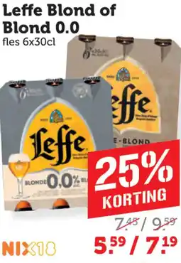 Dagwinkel Leffe Blond of Blond 0.0 aanbieding