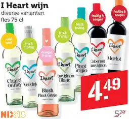 Dagwinkel I Heart wijn aanbieding