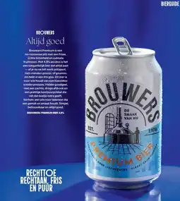 Albert Heijn Brouwers premium bier 4.8% aanbieding