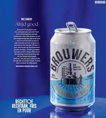 Albert Heijn Brouwers premium bier 4.8% aanbieding