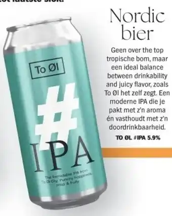 Albert Heijn To øl #ipa 5.9% aanbieding