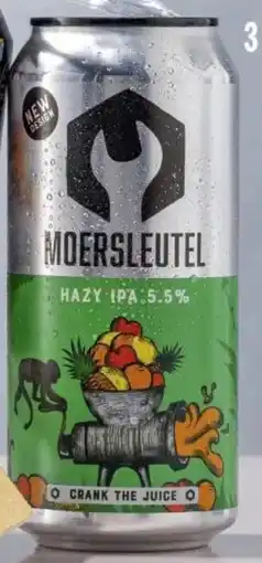Albert Heijn Moersleutel crank the juice hazy ipa 5.5% aanbieding