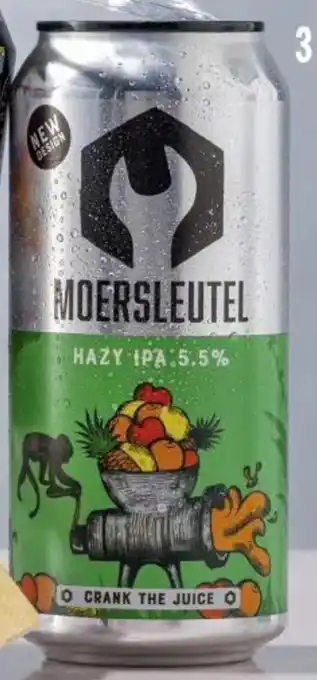 Albert Heijn Moersleutel crank the juice hazy ipa 5.5% aanbieding