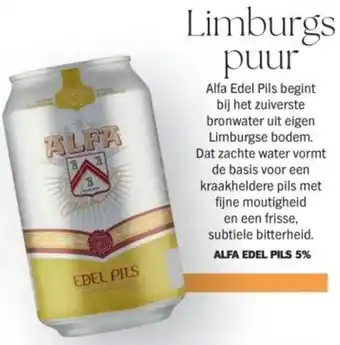 Albert Heijn Alfa edel pils 5% aanbieding
