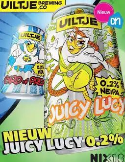 Albert Heijn Uiltje juicy lucy 0.2% aanbieding