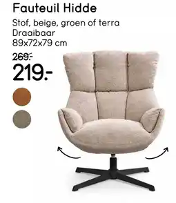 Leen Bakker Fauteuil Hidde aanbieding