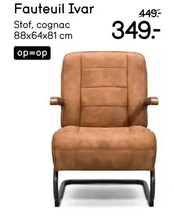 Leen Bakker Fauteuil Ivar aanbieding