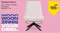 Leen Bakker Fauteuil Nora aanbieding