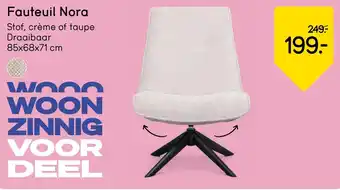 Leen Bakker Fauteuil Nora aanbieding