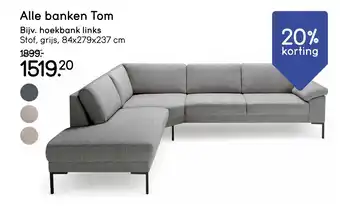 Leen Bakker Alle banken Tom aanbieding