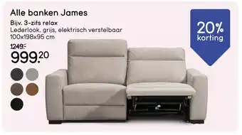 Leen Bakker Alle banken James aanbieding