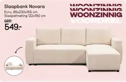 Leen Bakker Slaapbank Novara aanbieding