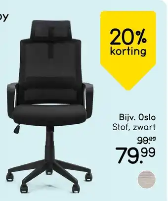 Leen Bakker Bureaustoelen Oslo aanbieding