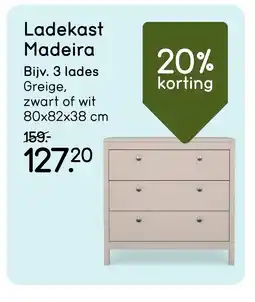 Leen Bakker Ladekast Madeira aanbieding