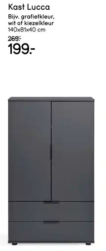 Leen Bakker Kast Lucca aanbieding