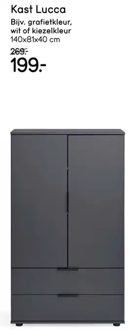Leen Bakker Kast Lucca aanbieding