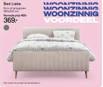 Leen Bakker Bed Lieke aanbieding