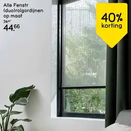 Leen Bakker Alle Fenstr (duo)rolgordijnen op maat aanbieding