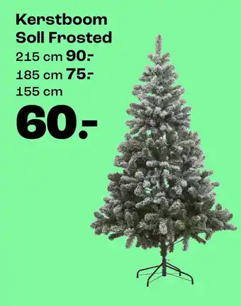 Kwantum Kerstboom Soll Frosted aanbieding