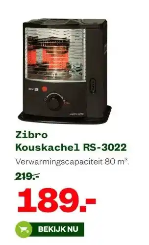 Welkoop Zibro Kouskachel RS-3022 aanbieding