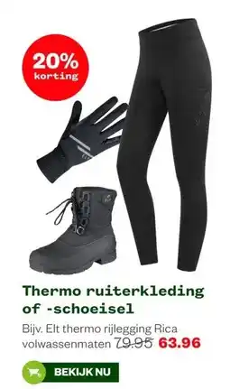 Welkoop Thermo ruiterkleding of -schoeisel aanbieding