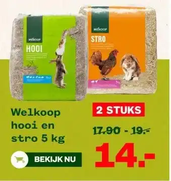 Welkoop Welkoop hooi en stro 5 kg aanbieding