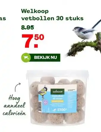 Welkoop Welkoop vetbollen 30 stuks aanbieding
