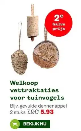 Welkoop Welkoop vettraktaties voor tuinvogels aanbieding