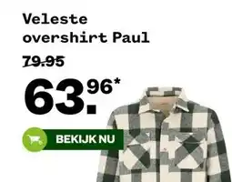 Welkoop Veleste overshirt Paul aanbieding