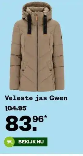 Welkoop Veleste jas Gwen aanbieding