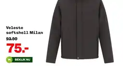 Welkoop Veleste softshell Milan aanbieding