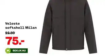Welkoop Veleste softshell Milan aanbieding