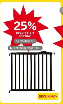 Praxis traphekjes aanbieding