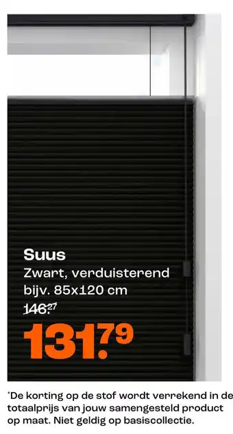 Kwantum Suus Zwart aanbieding
