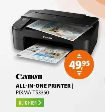 Expert Canon PIXMA TS3350 Zwart aanbieding