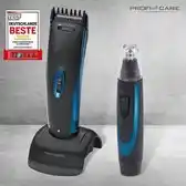 Bol.com ProfiCare PC-HSM/R 3052 -Tondeuse Baardtrimmer Oor- en neushaartrimmer Zwart Blauw aanbieding