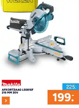 BOUWMAAT Afkortzaag Is0816f 216 Mm 30V aanbieding