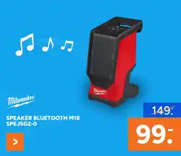BOUWMAAT Speaker Bluetooth M18 Spejsg2-0 aanbieding