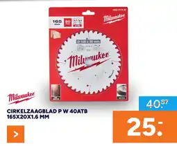 BOUWMAAT Cirkelzaagblad P W 40atb aanbieding